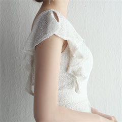 Sequined Split Fishtail Maxi Dress