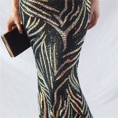 Off-Shoulder Corset Maxi Dress