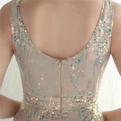 Sequined Split Maxi Dress