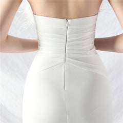 Strapless Maxi Split Dress