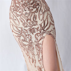 Sequined Split Maxi Dress