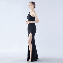 One-Shoulder Maxi Dress